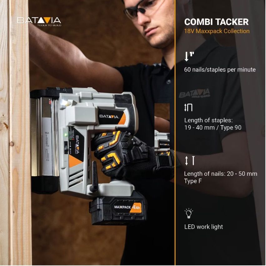 Tutte le macchine: Akku-Klammer-Nagel-Tacker 18 Volt – Nuovo e nell'imballaggio originale da Solothurn venduto da Bulldog 6