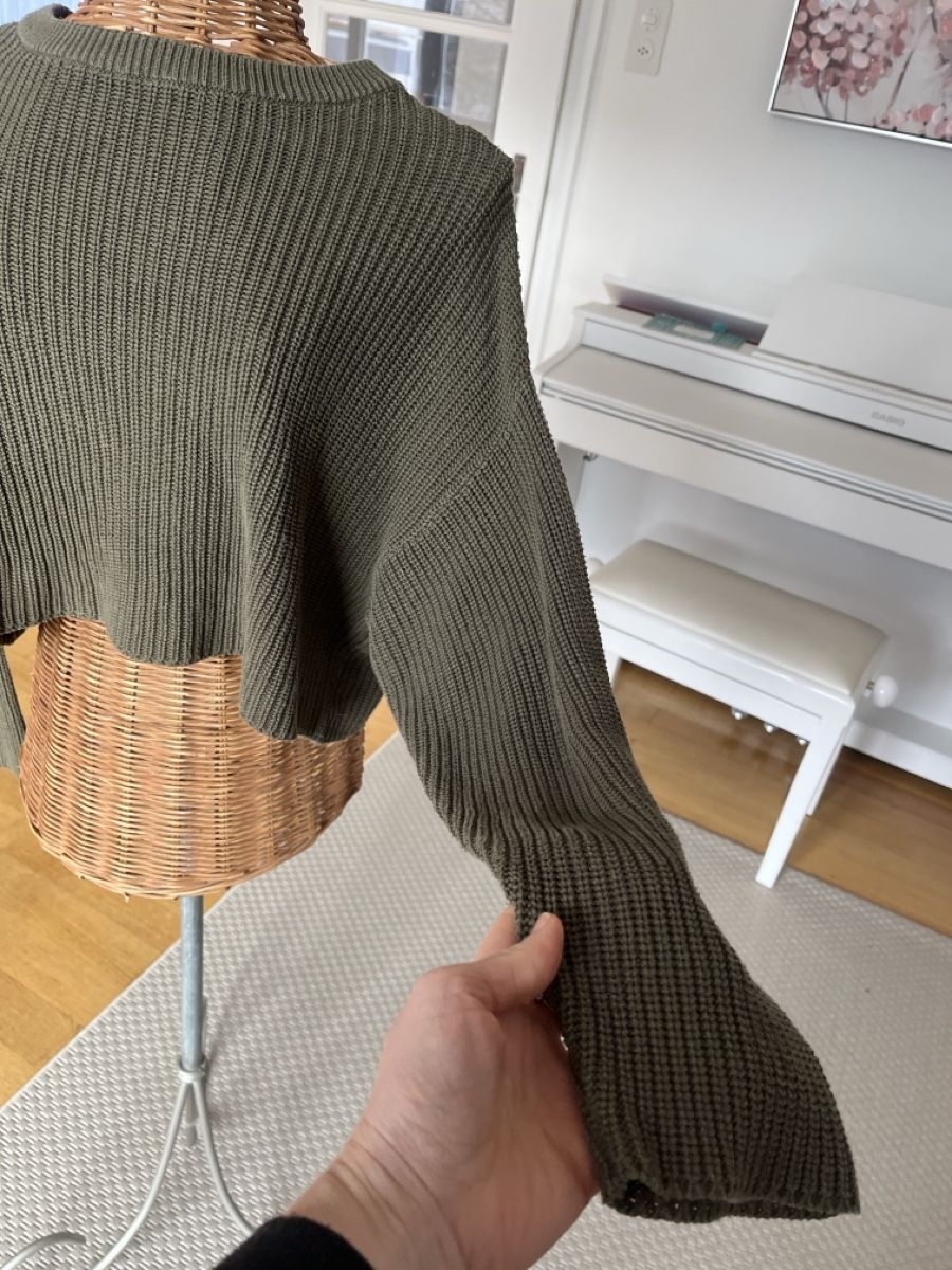 Only Maglioni & Felpe: Strickpullover in Olivgrün, Even&Odd, M – Usato da Solothurn venduto da Bobesch08 2
