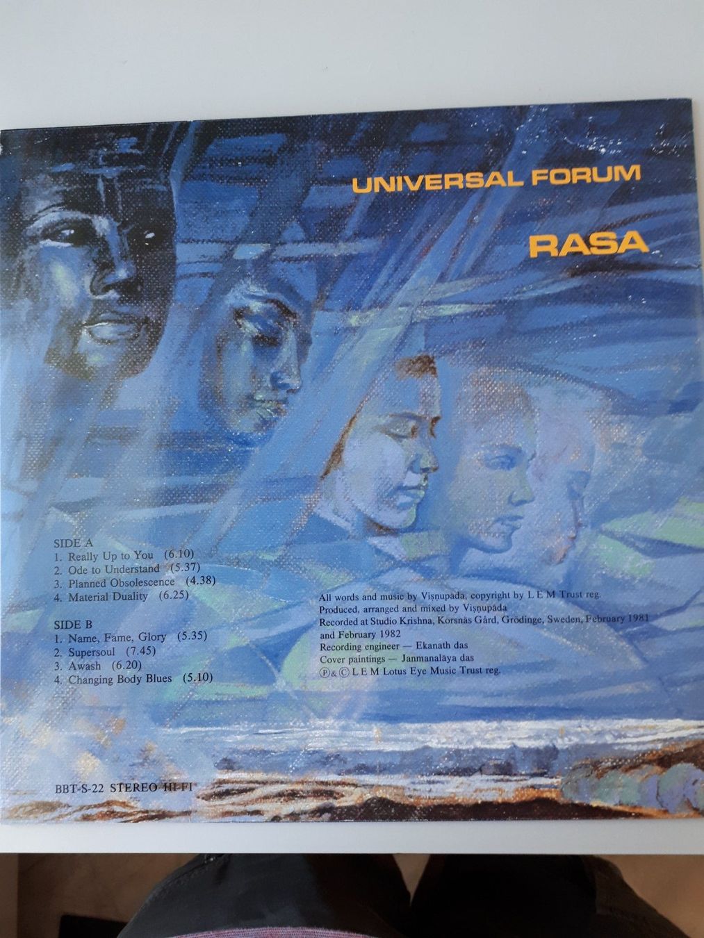 Dischi in vinile: Schallplatte RASA - UNIVERSAL FORUM LP – Usato da Seewen SZ venduto da SuperpumaDisplayTeam 1