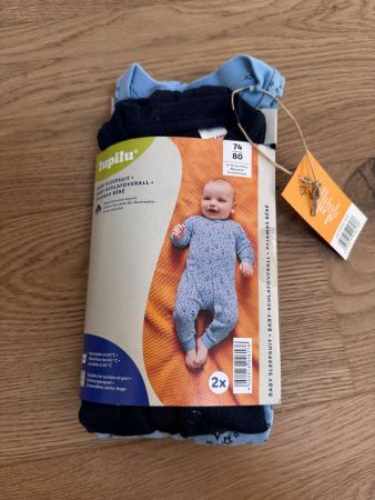 Baby Schlafoverall 2er Set Grösse 74/80 gebraucht