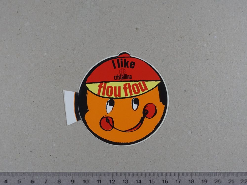 Cristallina, Flou Flou, alter Aufkleber / Sticker (Gebraucht) in ...
