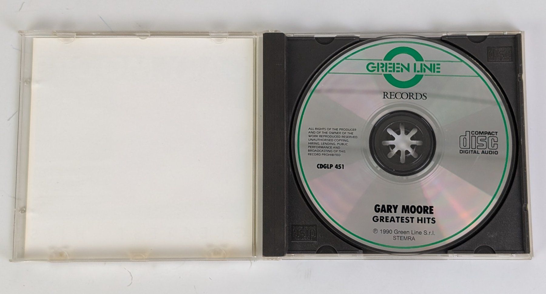 CD: Gary Moore - Greatest Hits - CD - Top – Usato da Zürich venduto da 1.Simon 2