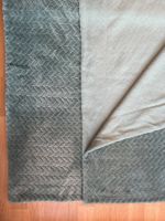 GROSSE weiche Kuscheldecke, Grün, schönes Muster