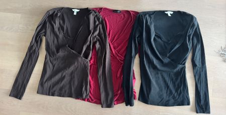 3 Stillshirts Langarm H&M Mama und Anna Field