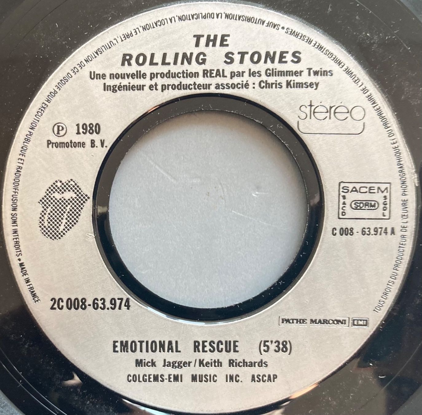 Schallplatten: THE ROLLING STONES - EMOTIONAL RESCUE – Gebraucht aus Poliez-Pittet von Newtown-Records 2