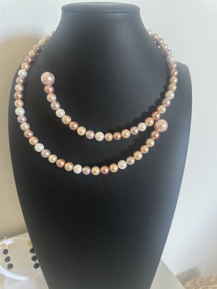 Catenine: Choker mit Süsswasser Shell Perlen – Nuovo e nell'imballaggio originale da Kriens venduto da Hortensie6