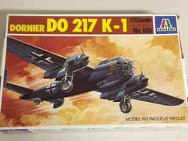 plastic model kit scale 1/ 72 ITALERI N105 DORNIER DO 217 K-