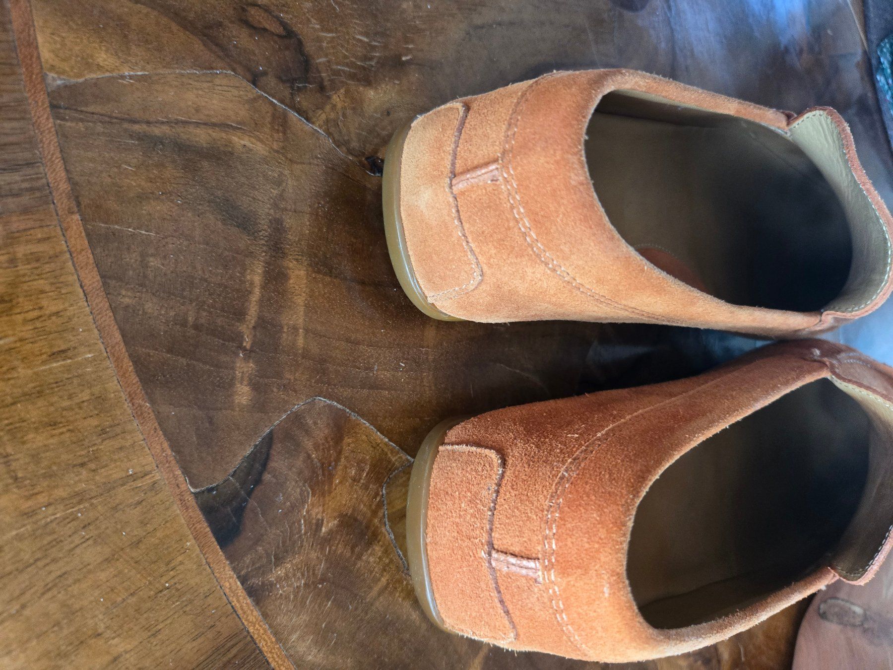 Herrenschuhe: Moccasins orange Grösse 43 – Gebraucht aus Ascona von Topolinowatch 1