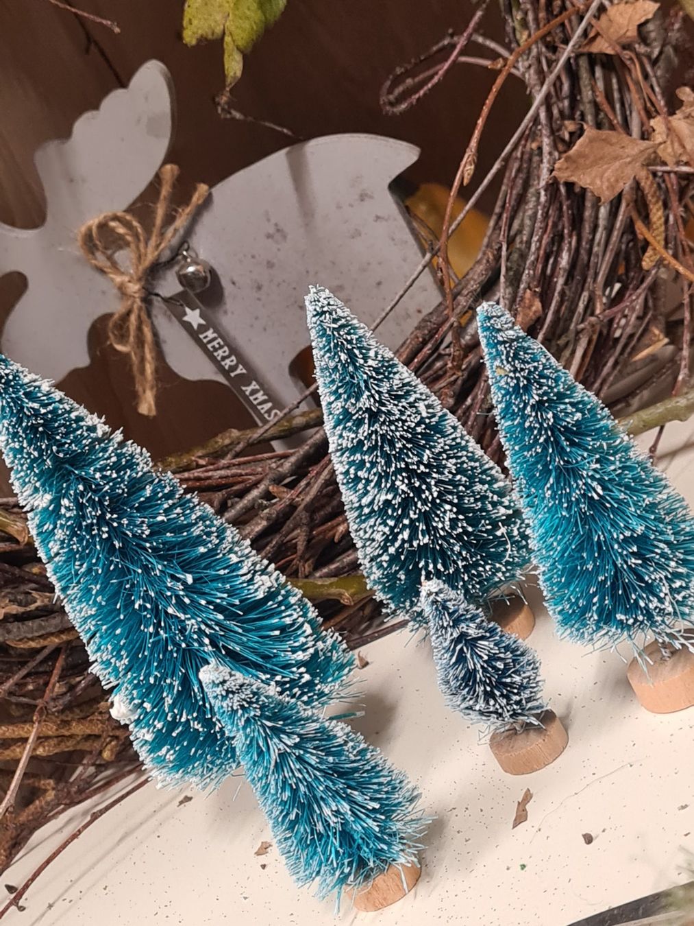 Tutte le decorazioni: 1 Set Bastel-/ Modell Tannenbäume (2) – Nuovo (secondo la descrizione) da Amriswil venduto da kleindeko 1