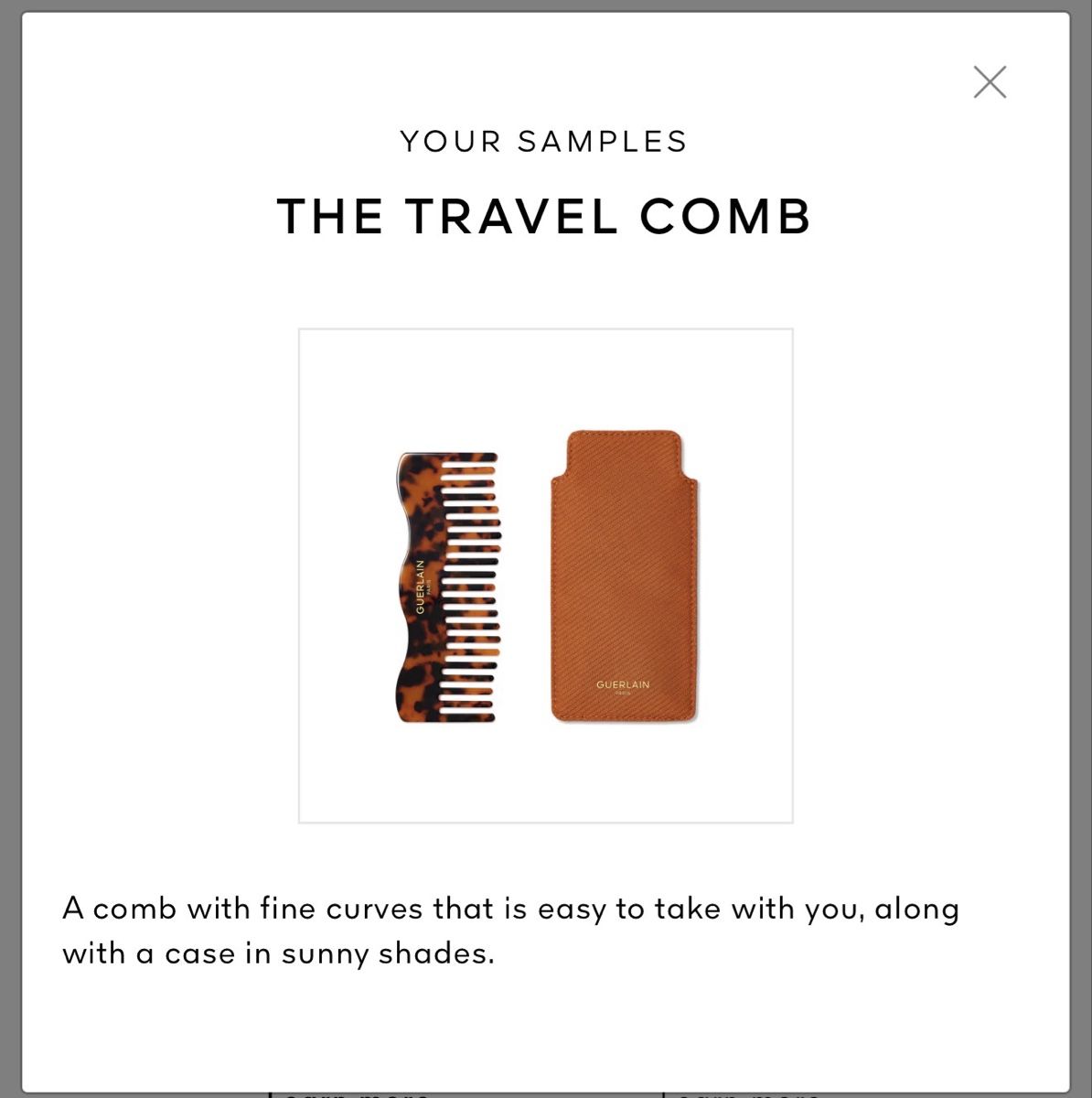 Altro per la cura dei capelli: Guerlain Travel Comb with pouch – Nuovo e nell'imballaggio originale da Luzern venduto da sas_r89l 5