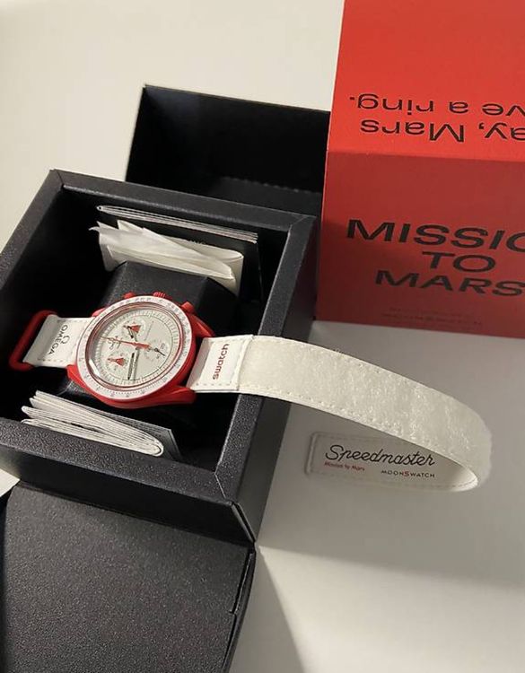 Swatch Orologi: Omega x Swatch Moonswatch Mission to Mars – Nuovo (secondo la descrizione) da Muttenz venduto da Tonsorten 3