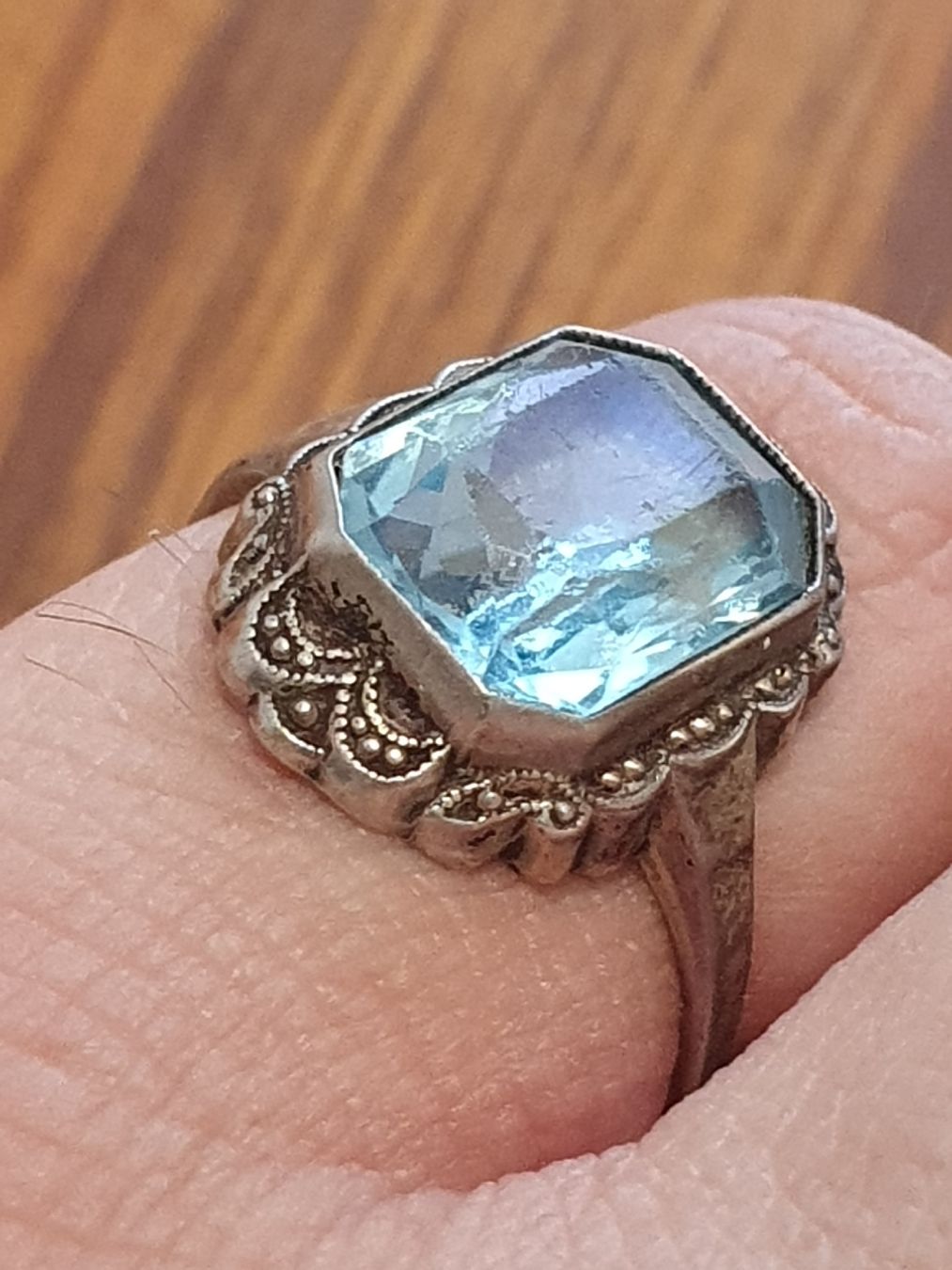 Anelli: Jugendstil Silber Gablonz-Ring – Usato da Wohlen AG venduto da palmsprings 3