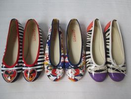 Giesswein - 3 x Ballerina Schuhe Gr. 39 (38)