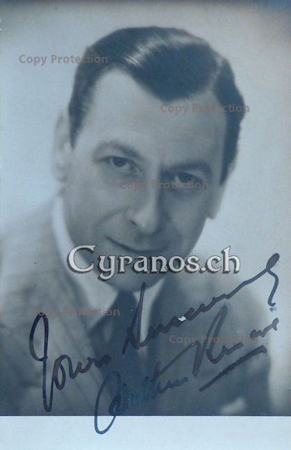 Autografi: Arthur Riscoe (1895-1954) Schauspieler - Autogramm – Usato da Dietikon venduto da cyranos1