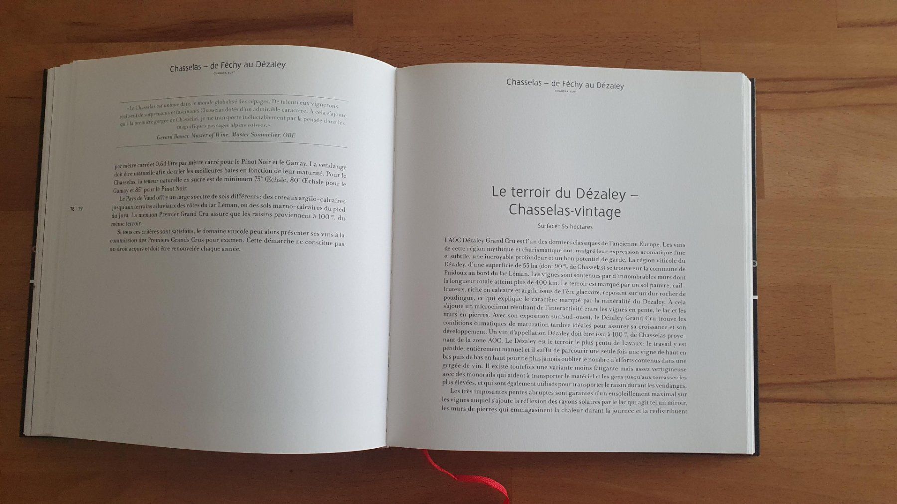 Libri: Chasselas - De Féchy au Dézaley - Chandra Kurt – Usato da Romainmôtier venduto da Iguazu12 2