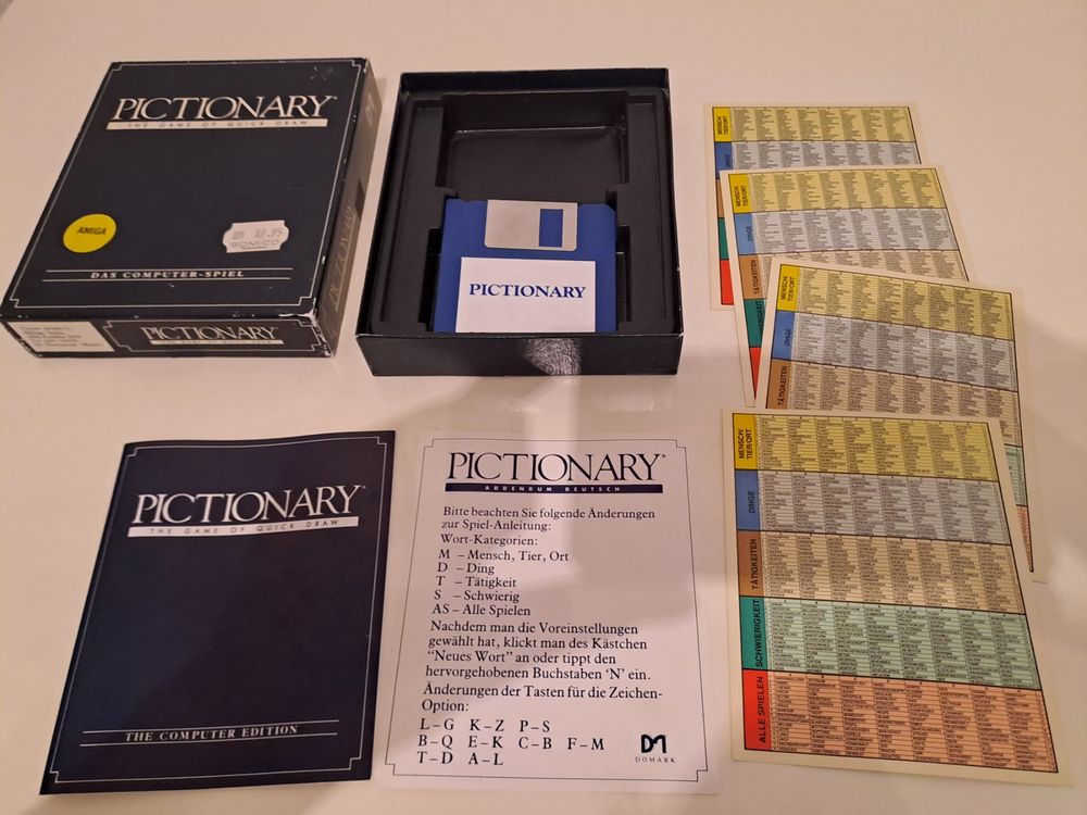 Giochi: Pictionary Amiga The Game of Quick Draw OVP – Usato da Aarau venduto da Kaesekuchen2000 1