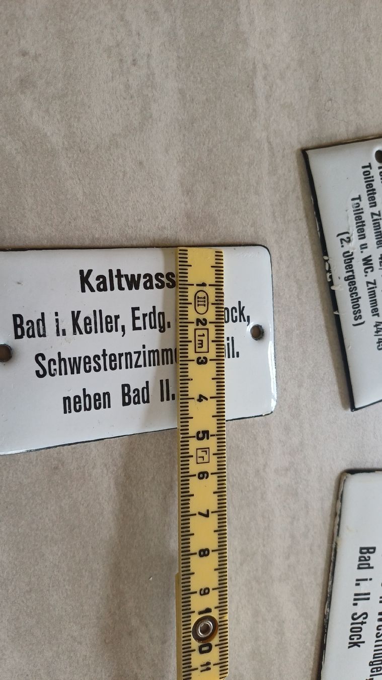 Ecriteaux: 17 Antike Email Schilder  – D'occasion à Flawil par Naphtali 4