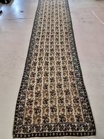 93×370 Orientteppich Läufer Handgeknüpft gereinigt