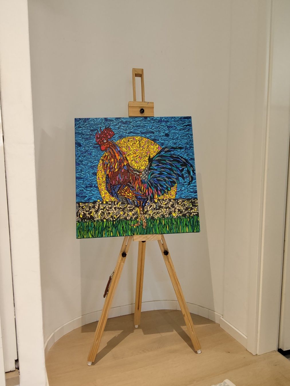 Dipinti: Acrylic Gemälde 50 x 50 cm – Nuovo (secondo la descrizione) da Bellikon venduto da MellonCollieMitTwint 1