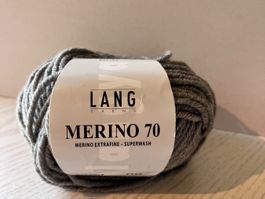 1 Knäuel Merino 70 Merino Extrafine Superwash Lang Yarns