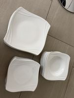 Cucina & Tavola Vanity Teller Set 12tlg weiss neuwertig