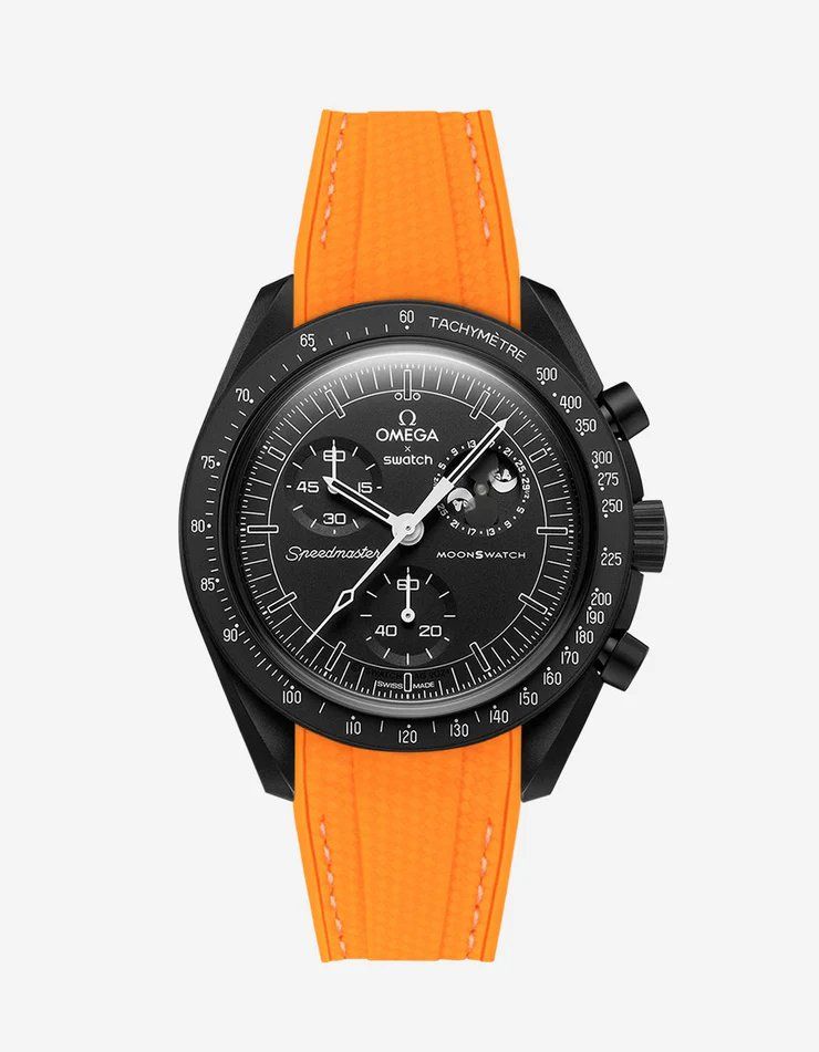 Omega x Swatch Moonswatch Snoopy Schwarz (Neu und originalverpackt