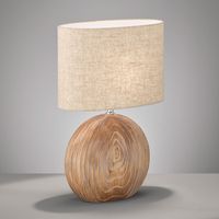 Tischleuchte, Beige, 53 cm Höhe
