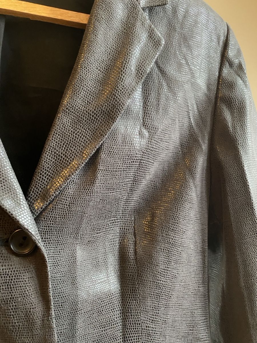 Giacche: Schicker Damenblazer Gr. 38 Anthrazit Muster Glitzer – Nuovo (secondo la descrizione) da Zürich venduto da Thisismartha 1