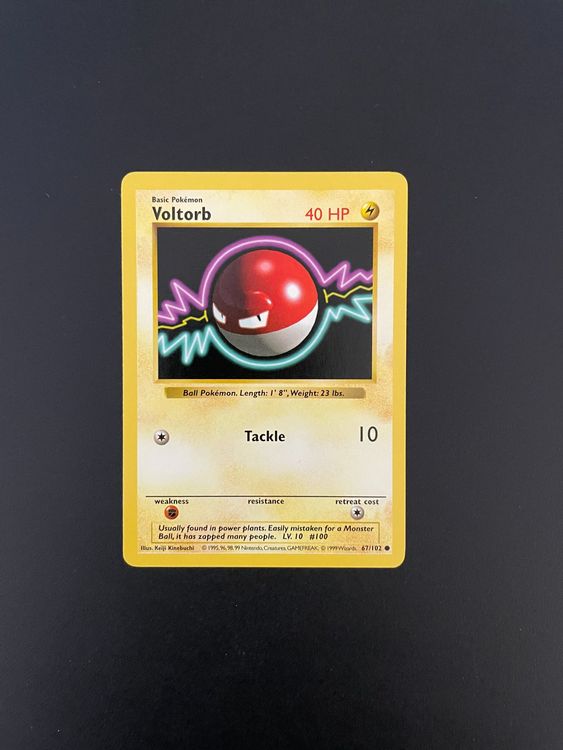 Pokémon Base Set Shadowless Voltorb 67/102 (Gebraucht) in Zürich für ...