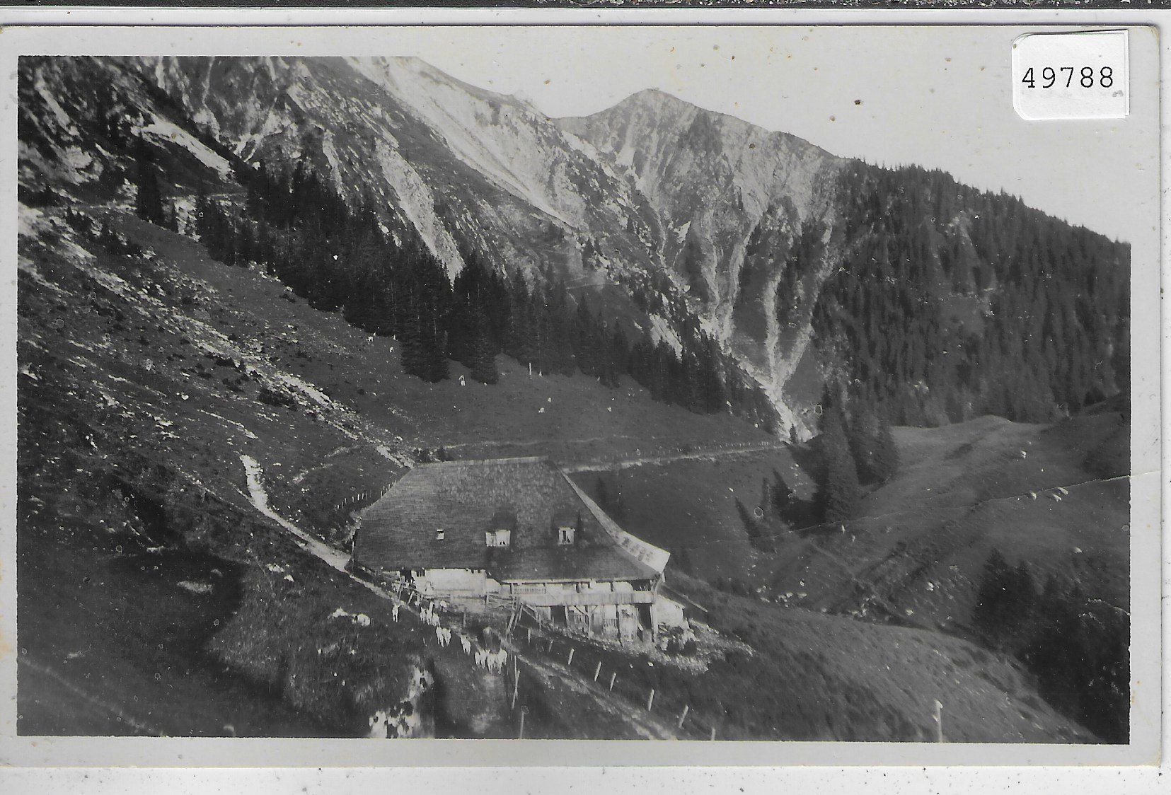 Cartes postales: Mentschelenalp - Pohlern – Défectueux à Ettingen par Kartenplanet