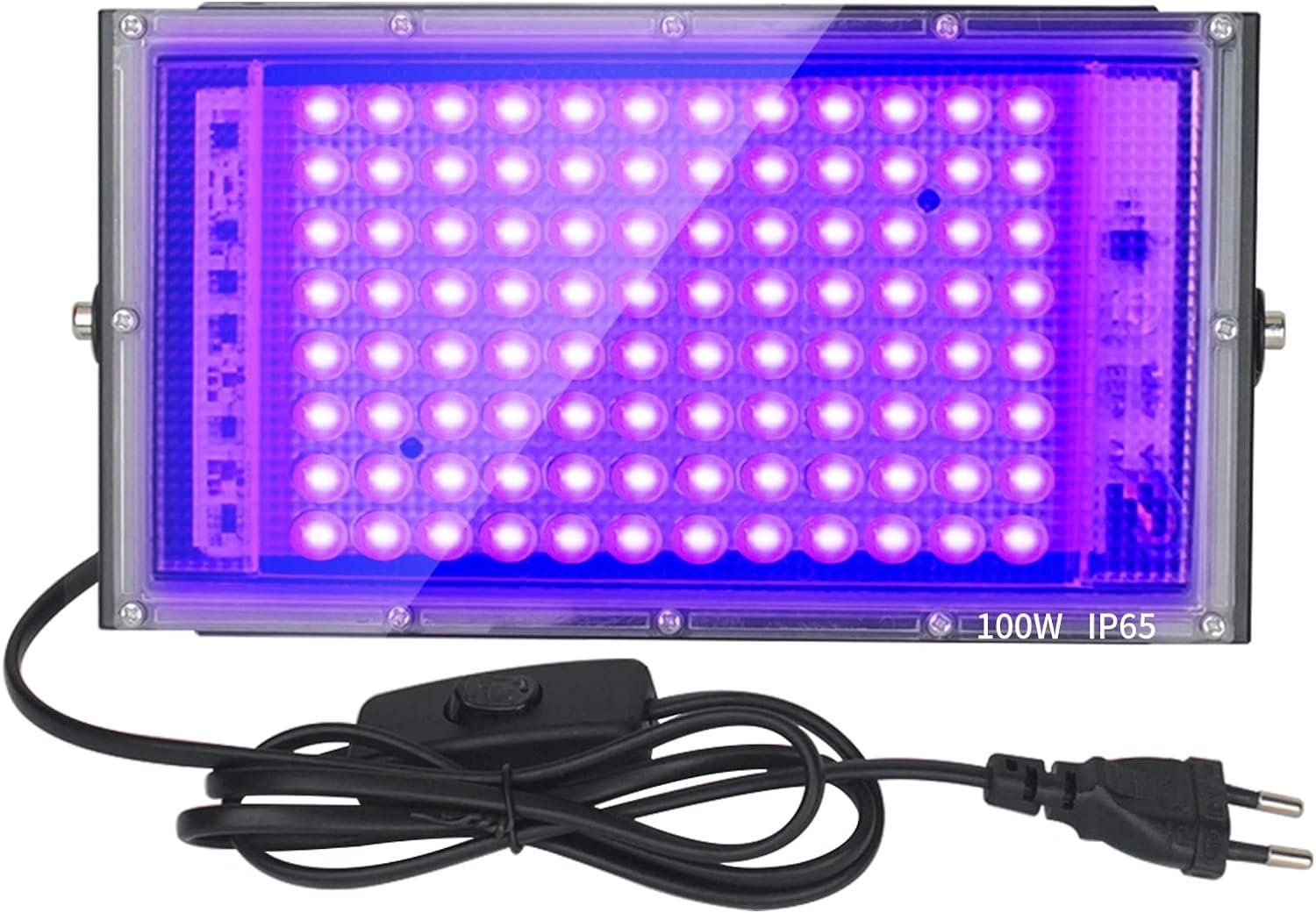 Lampade: 100W LED UV Schwarzlicht Strahler – Nuovo e nell'imballaggio originale da Châtelaine venduto da topshop.switzerland 1