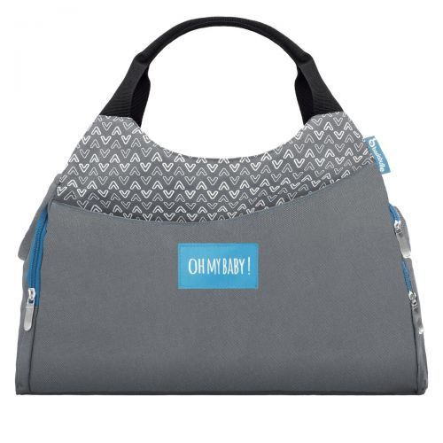 Fasciatoi & Accessori: Badabulle Wickeltasche MULTIPOCKET grau – Nuovo e nell'imballaggio originale da Wangen b. Olten venduto da Babywohl
