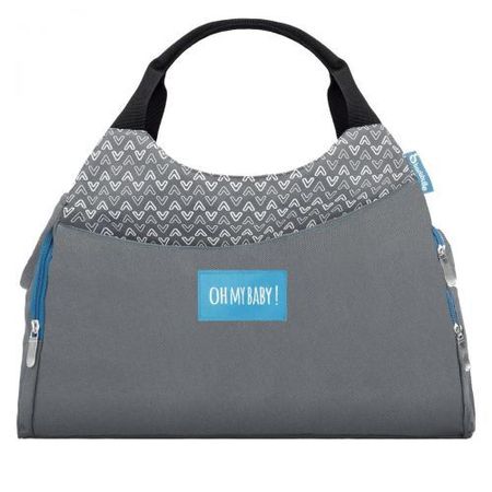 Badabulle Wickeltasche MULTIPOCKET grau