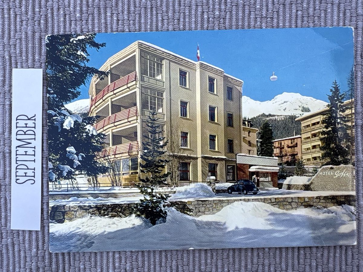 Cartes postales: Hotel Sofia in Davos Platz – D'occasion à Rümlang par Brieftaube1