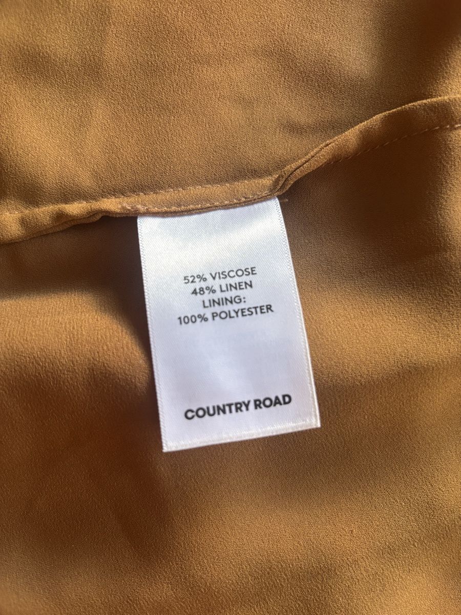 Vestiti: Country Road Dress Size 6 brown check pattern – Usato da Genève venduto da leo_6pcg 4