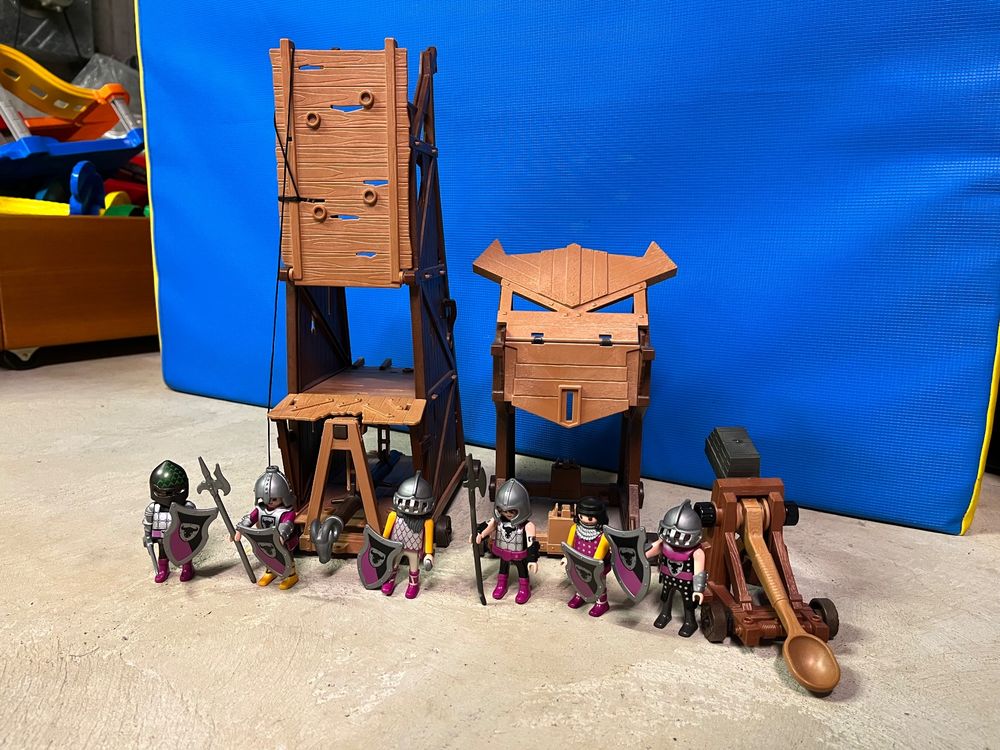 Playmobil Set: Ritter, Angriffsturm und Zubehör | Kaufen auf Ricardo
