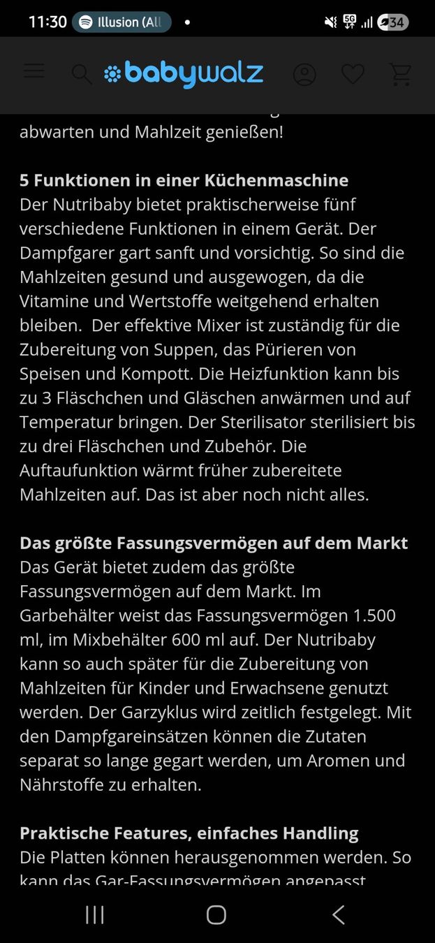 Küchengeräte: Babybreimacher – Gebraucht aus St. Gallen von gubmar01 2