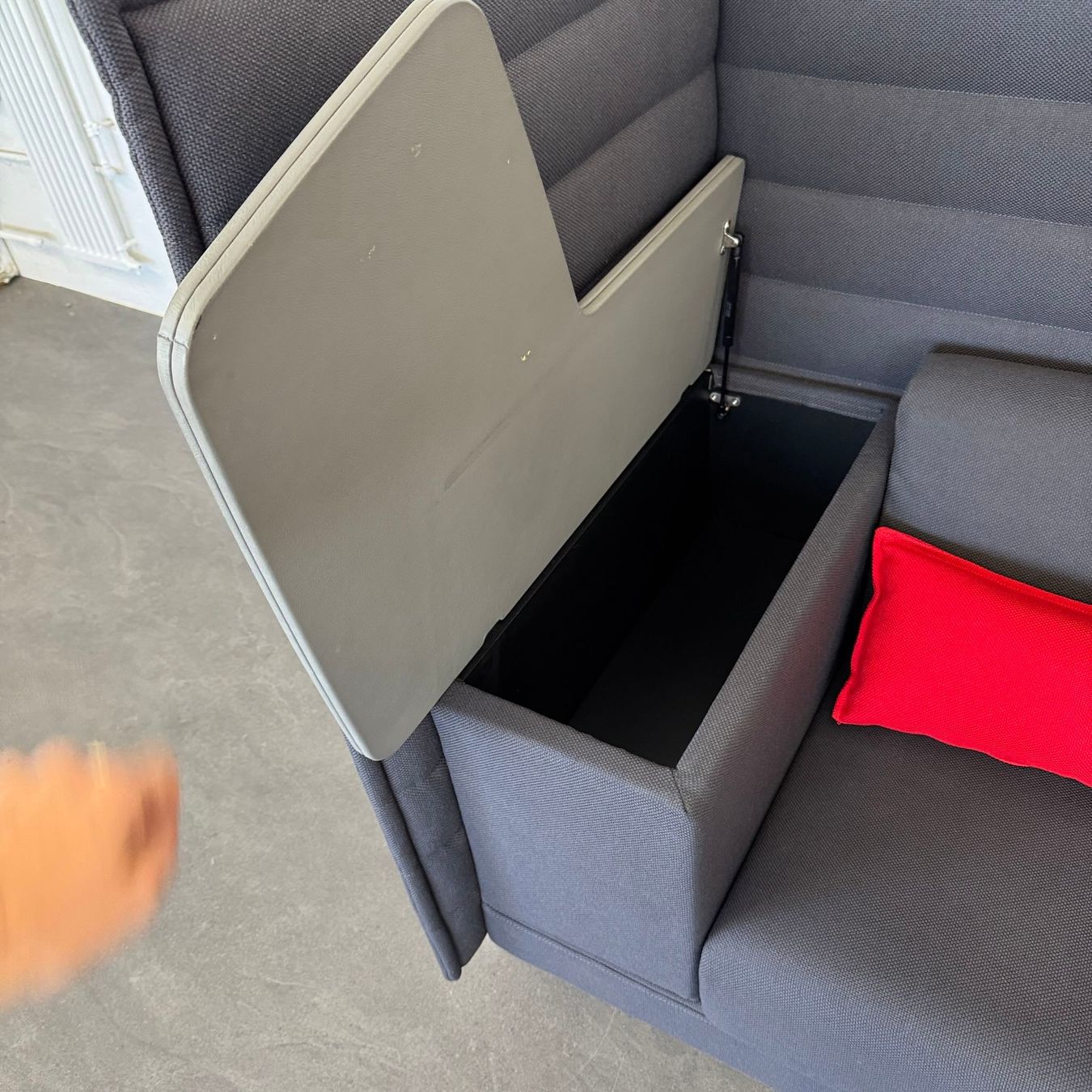 Vitra Scrivanie: Vitra Alcove Work anthrazit Arbeitsfläche rechts – Usato da Schönenwerd venduto da mcofficeshop 5