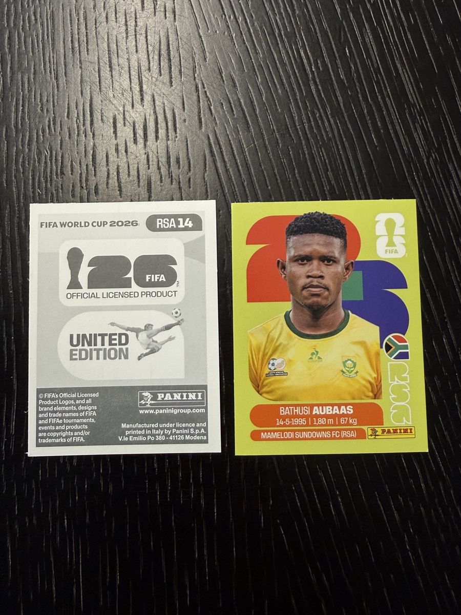 Panini Album: Panini FIFA World Cup 2026. RSA 14 – Nuovo (secondo la descrizione) da Oberweningen venduto da Burlli