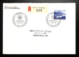 1954 -.40 Pro Patria Fußball-Weltmeisterschaft ENDSPIEL BERN