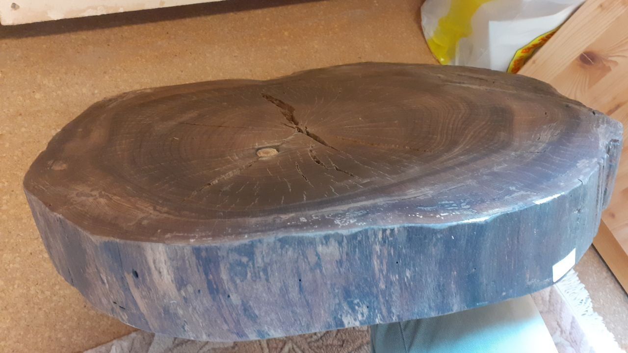 Articoli in legno: Baumscheibe Ulme gedämpft geölt – Nuovo (secondo la descrizione) da Jona venduto da Josefdobler 1