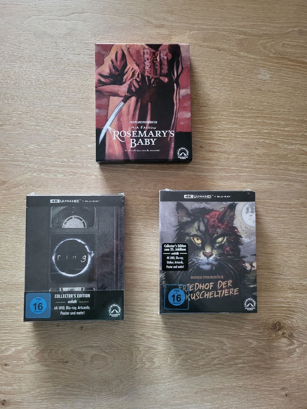 Tutti i DVDs: Paramount Scares in 4k 3 Top filme – Nuovo e nell'imballaggio originale da Zürich venduto da Knudell0 8