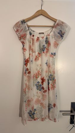 Leichtes Sommerkleid mit Blumenprint - Gr. S/M