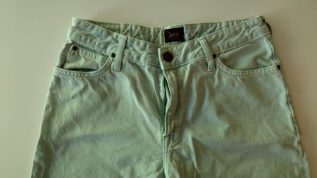 Lee Wide Leg Jeans hellgrün Grösse W28 L33 neuwertig