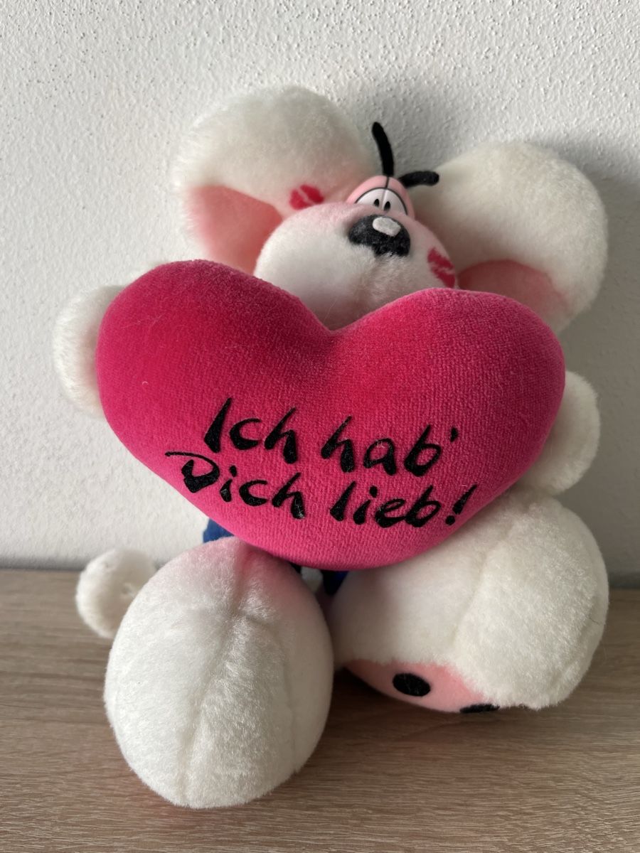 Spielzeuge: Diddl Plüsch mit Herz – Gebraucht aus Glarus von Kathrin-1988