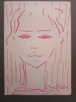 LAURA PADOA 1907-1972 ORIGINAL SKIZZE SIGNIERT