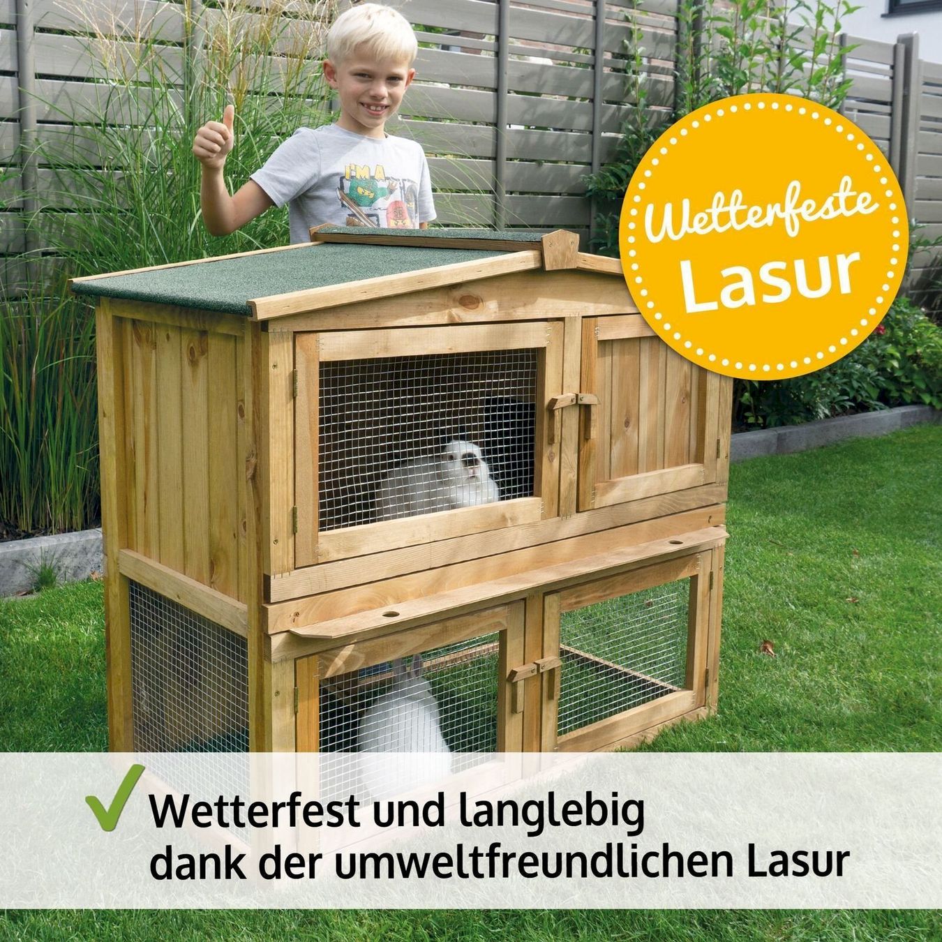 Gabbie, trasporto & Sicurezza: zooprinz Hasenstall Obelix – Nuovo e nell'imballaggio originale da Bottighofen venduto da zaap 2