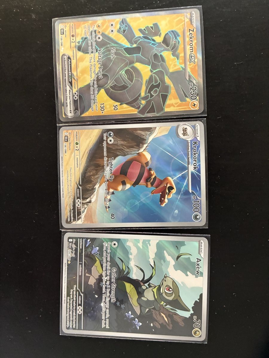 Pokémon Carte collezionabili: Pokemon Karten Set - Black Bolt - Illustration Rare Zekrom – Nuovo (secondo la descrizione) da Männedorf venduto da mutschellen8