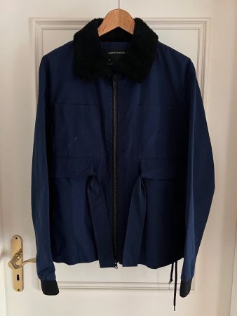 CRAIG GREEN Navy Shearling Worker Jacket (RP 750.- CHF)
