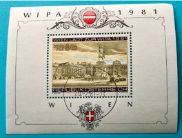 Briefmarken aus Österreich WIPA Briefmarkenausstellung
